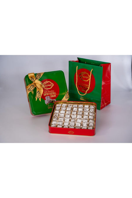 Seyidoglu Pistachio Turkish Delight 400 g metal kutu - MALLTURK
