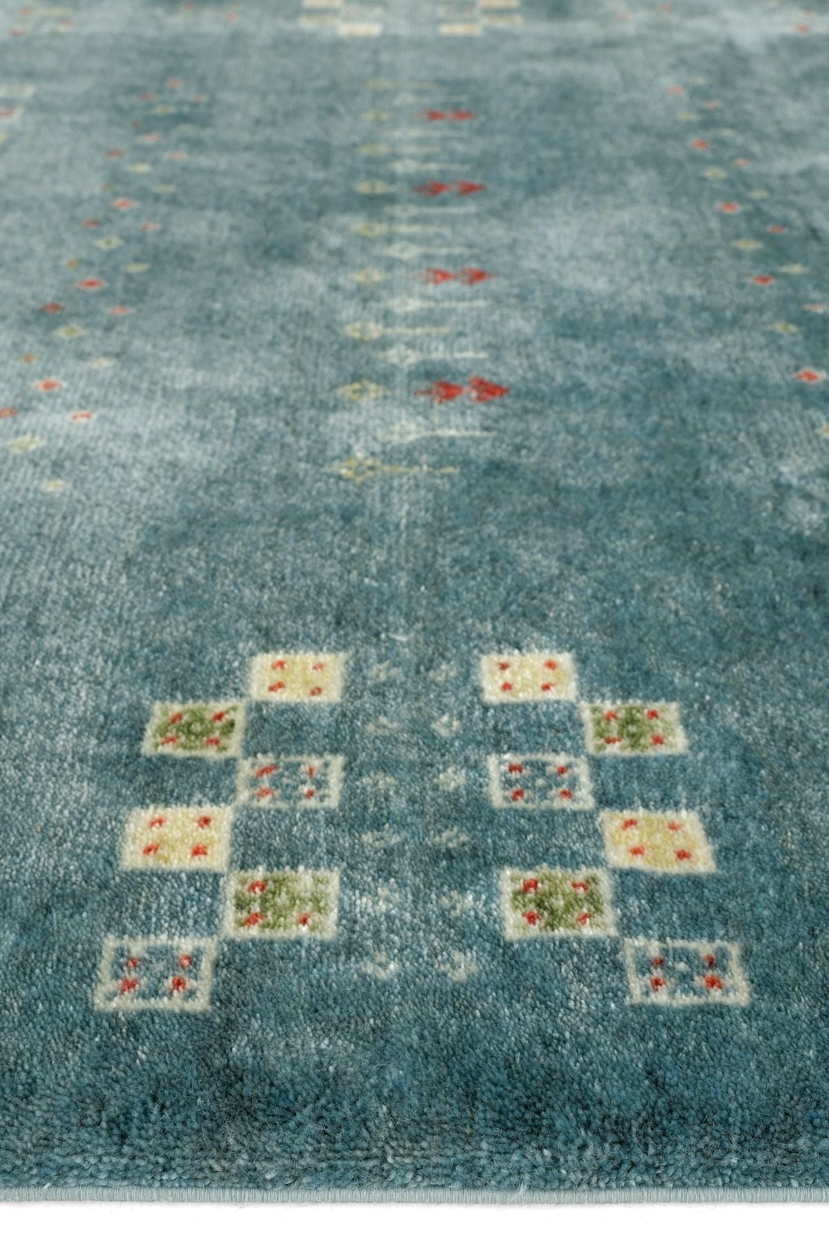 Cool Hali Galata 06 Blue Carpet Authentic Living Room Carpet Ethnic Patterned Bamboo Carpet Handwoven Carpet Runner Hallway Carpet - MALLTURK