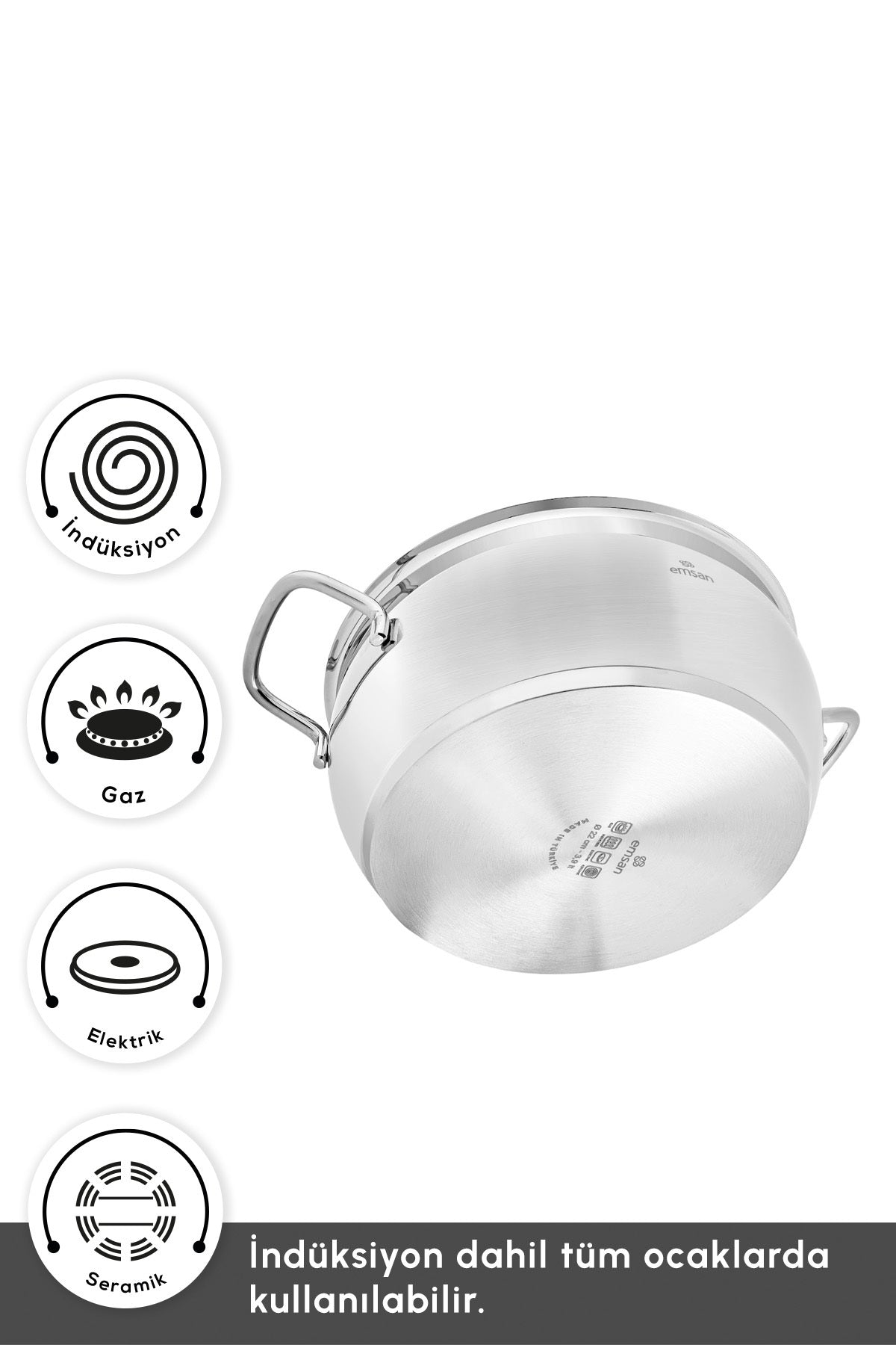 Emsan Emirgan XL 13 Piece Cookware Set Saklama Kabi Hediyeli - MALLTURK