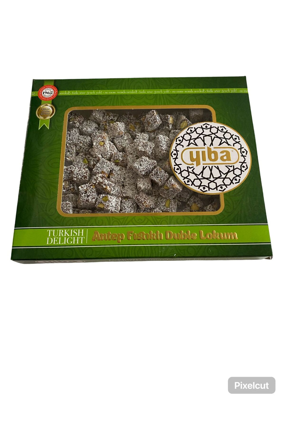 YIBA Pistachio Coconut Double Roasted Turkish Delight 300 g - MALLTURK