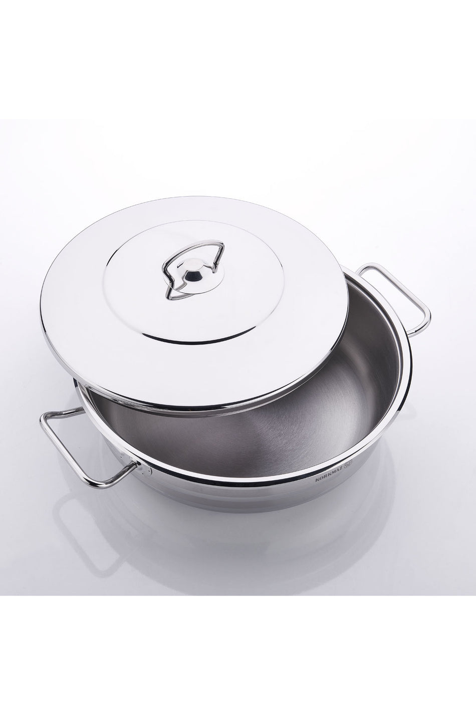 KORKMAZ Mega Ekstra Shallow Pot