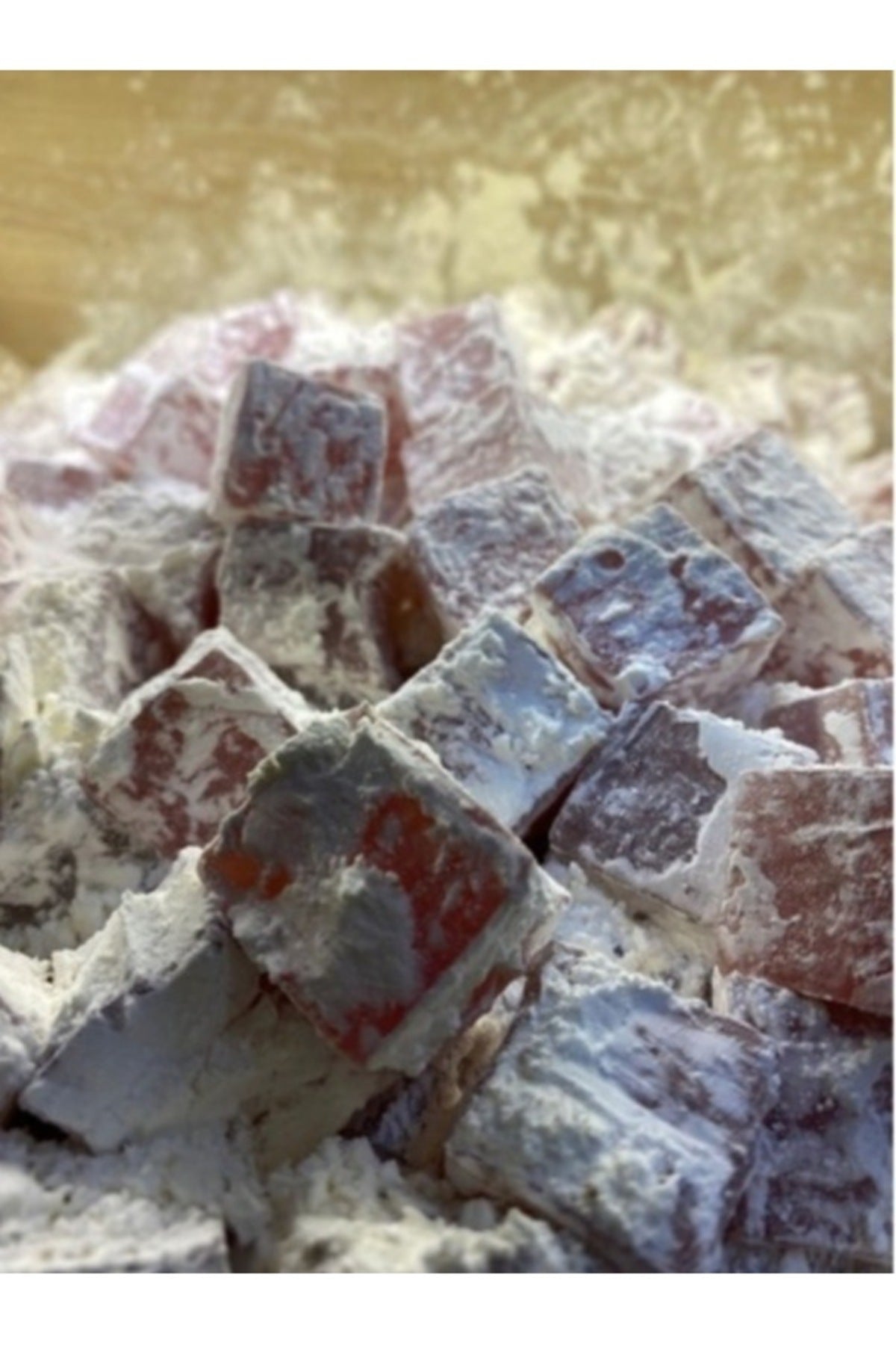 TALAS Kuruyemis Plain Rose Flavored Turkish Delight 5 kg - MALLTURK