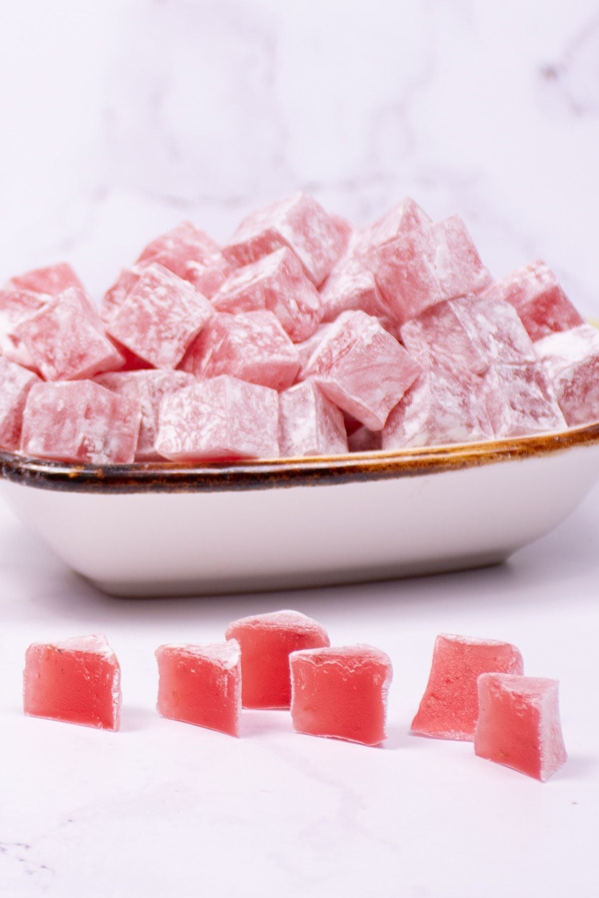 Kurtulus Kuruyemis Rose Petal Turkish Delight 500gr - MALLTURK