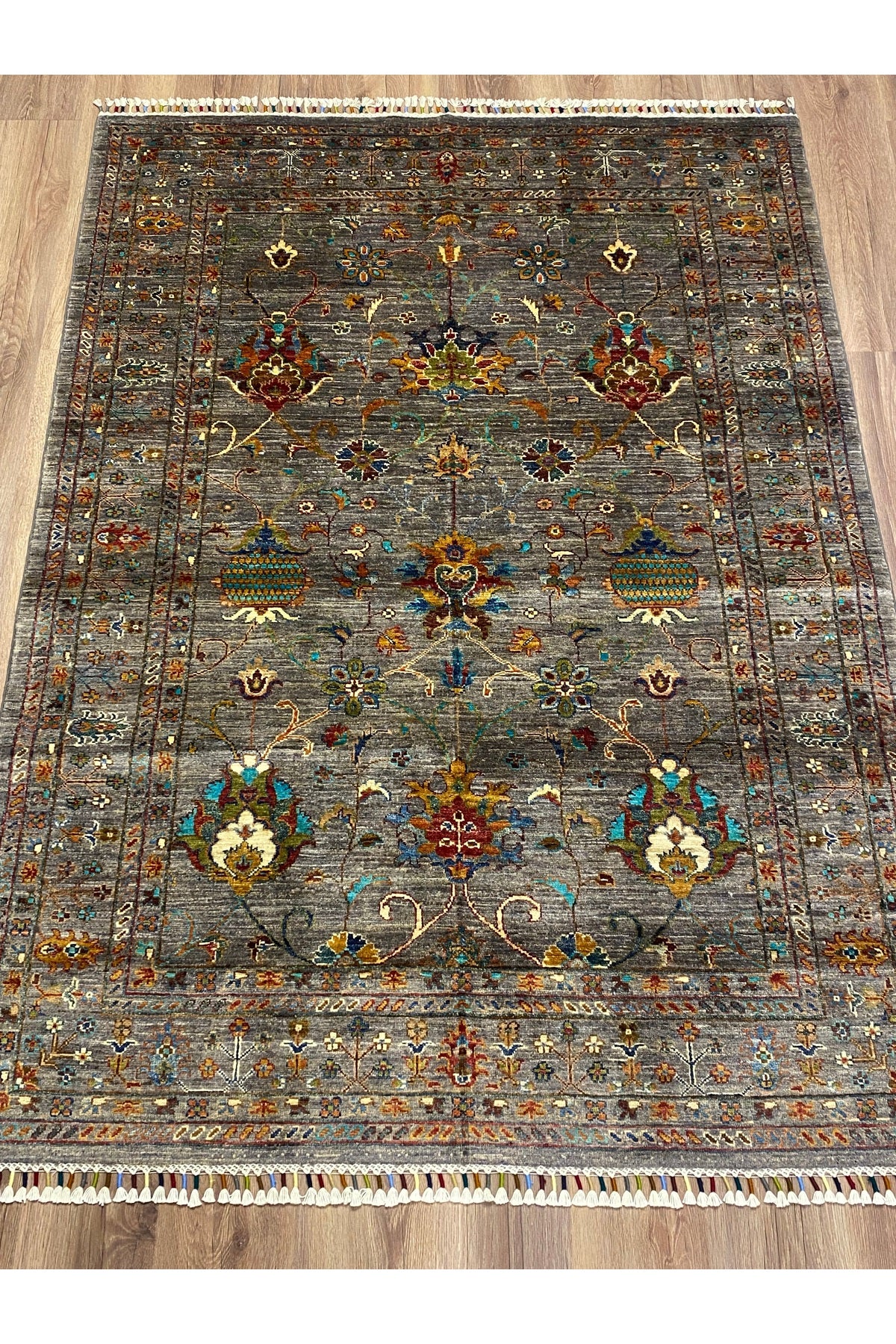 fethiyehalikilim Hand-Woven Afghan Sultani Rug %100 Wool %100 Hand-Woven Natural Decorative Rug Handcrafted Original Design