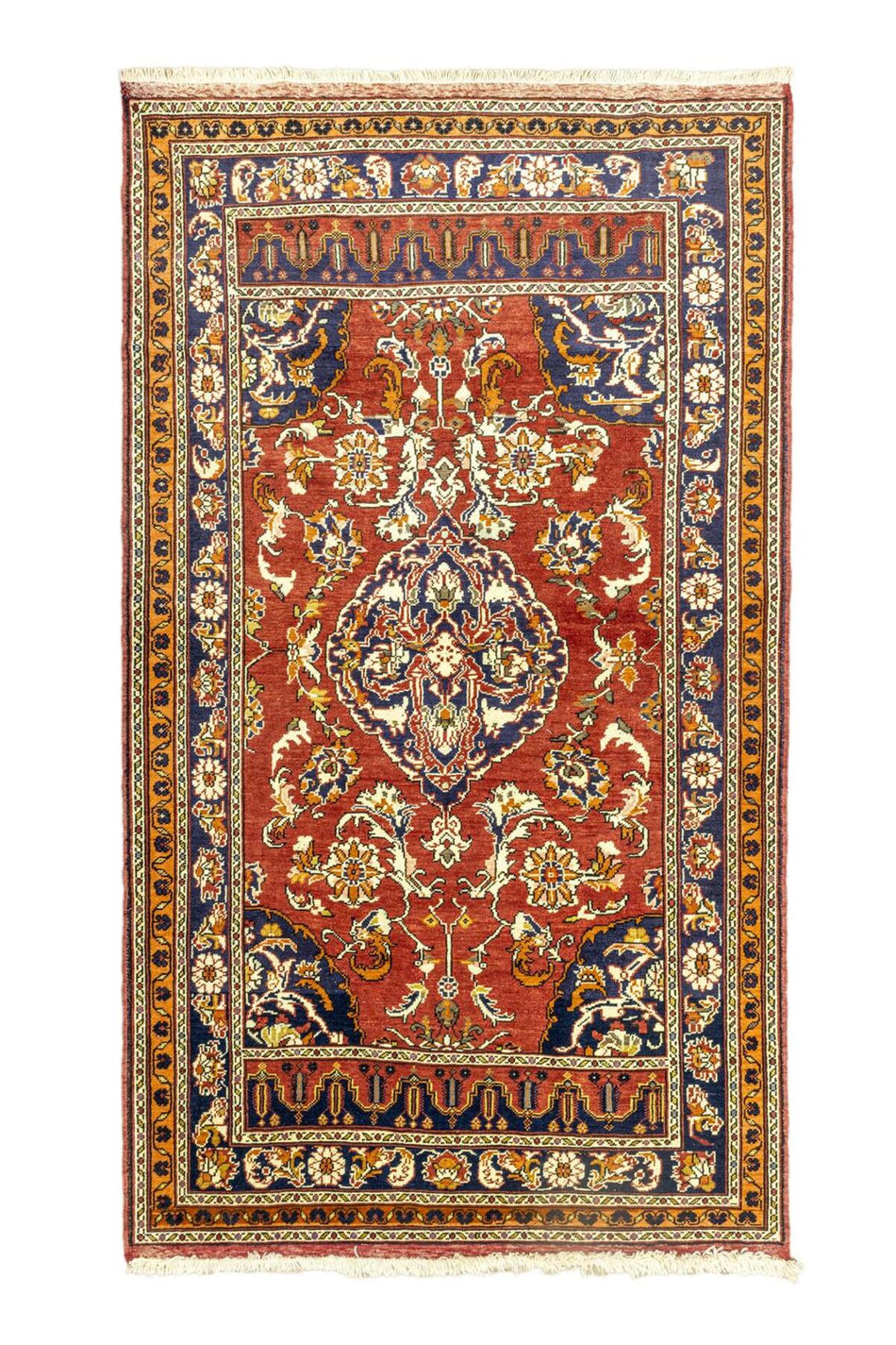 Soho Antiq Kazvin Floral Pattern Wool Rug 143x250 cm - MALLTURK
