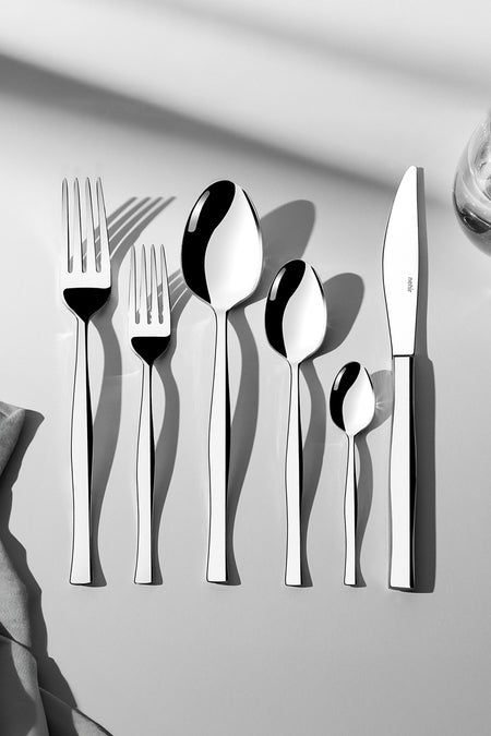 Nehir zarif Plain 6 Place Setting 36 Piece Boxed Flatware Set - MALLTURK