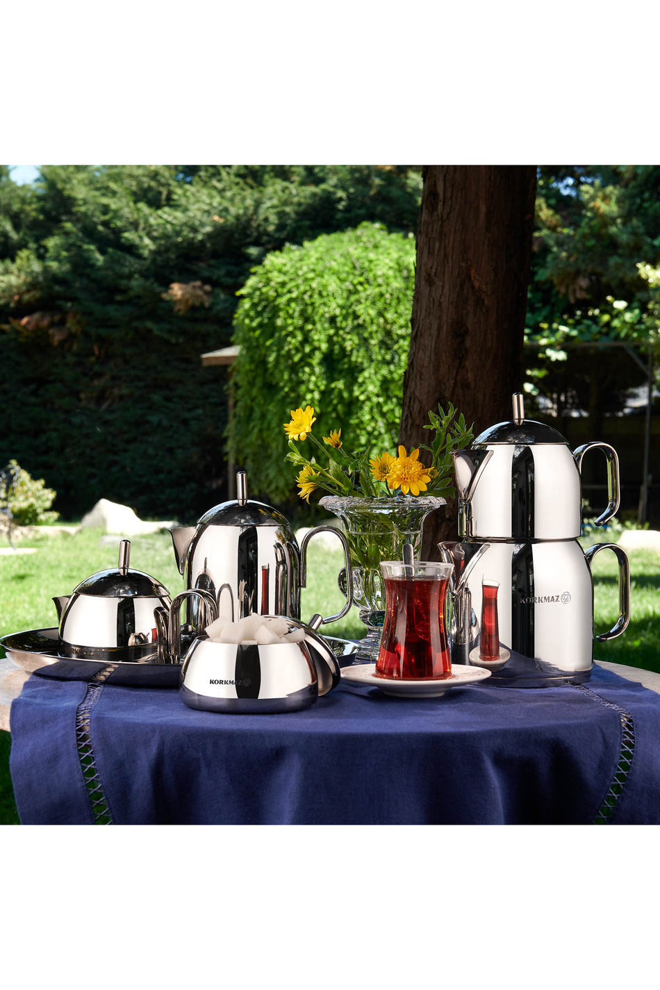 KORKMAZ Pera Teapot Set 1.2 lt A281 - MALLTURK