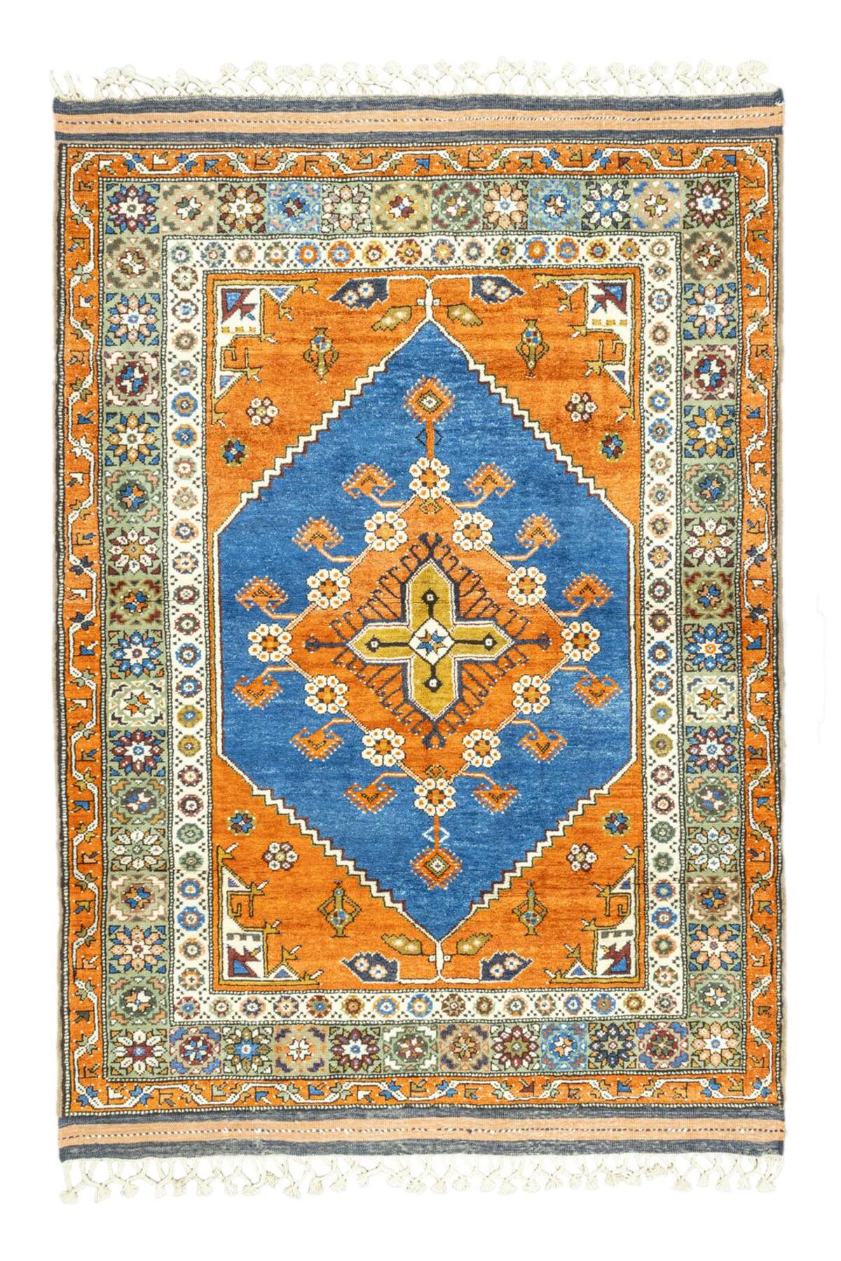 Soho Antiq Dargil Hand-Woven Multicolor Dazkiri Rug 158x210 cm - MALLTURK