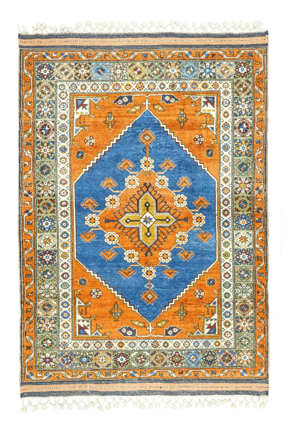 Soho Antiq Dargil Hand-Woven Multicolor Dazkiri Rug 158x210 cm - MALLTURK