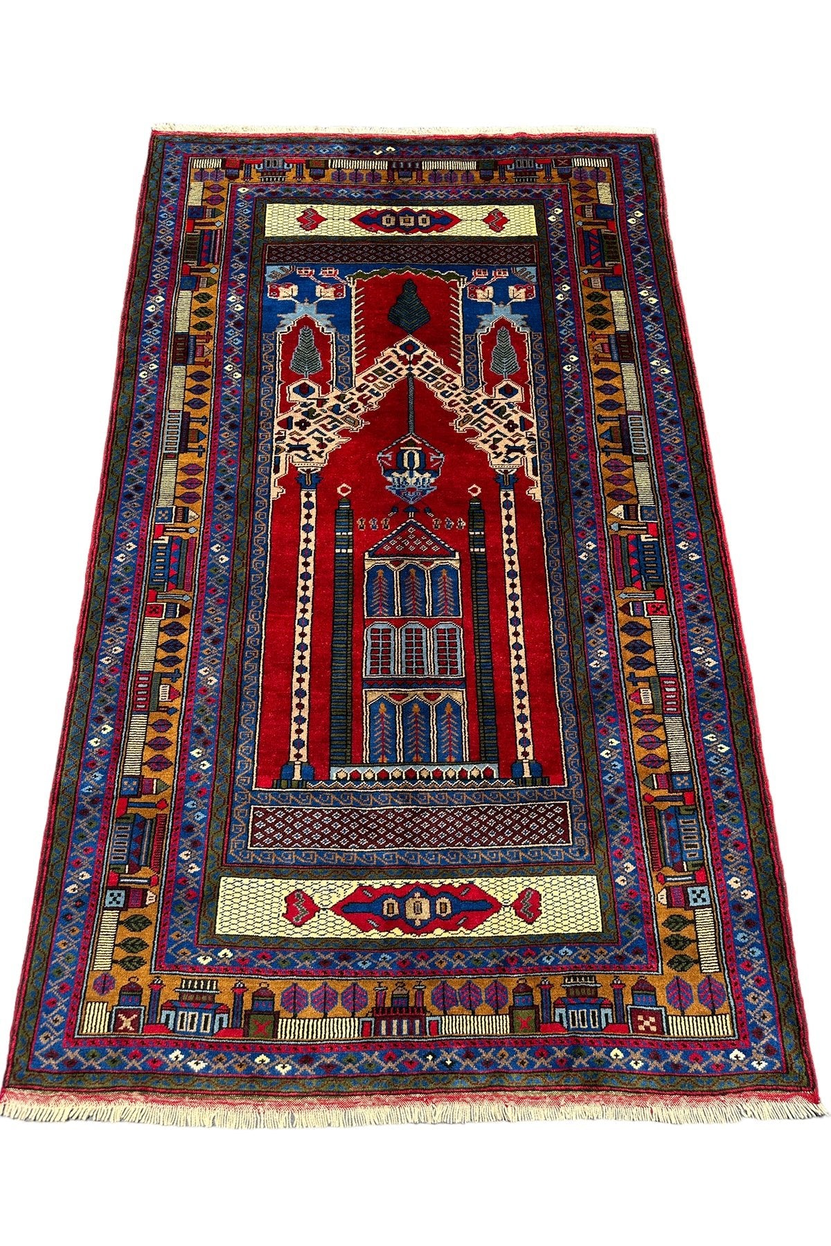 BURAK Rug Hand-Woven Special Collectible Rug 163x277 Camili Sutunlu Natural Dye Rug - MALLTURK