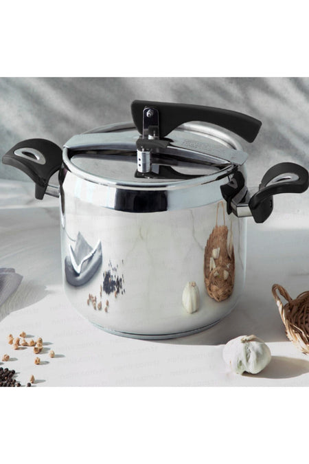 Nehir Silver Classic Pressure Cooker 8 Liters - MALLTURK