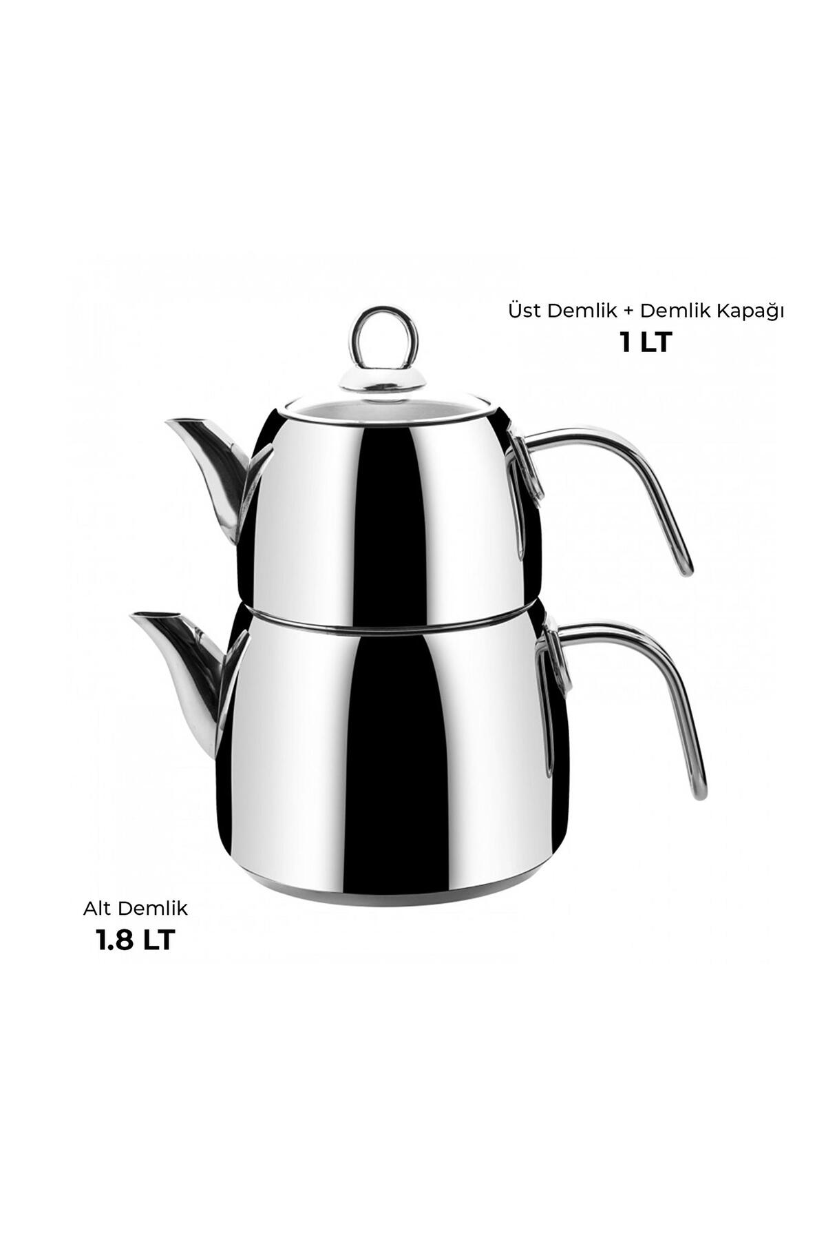 Emsan Soft Midi induction Base Teapot Set 1.0-1.8Lt - MALLTURK