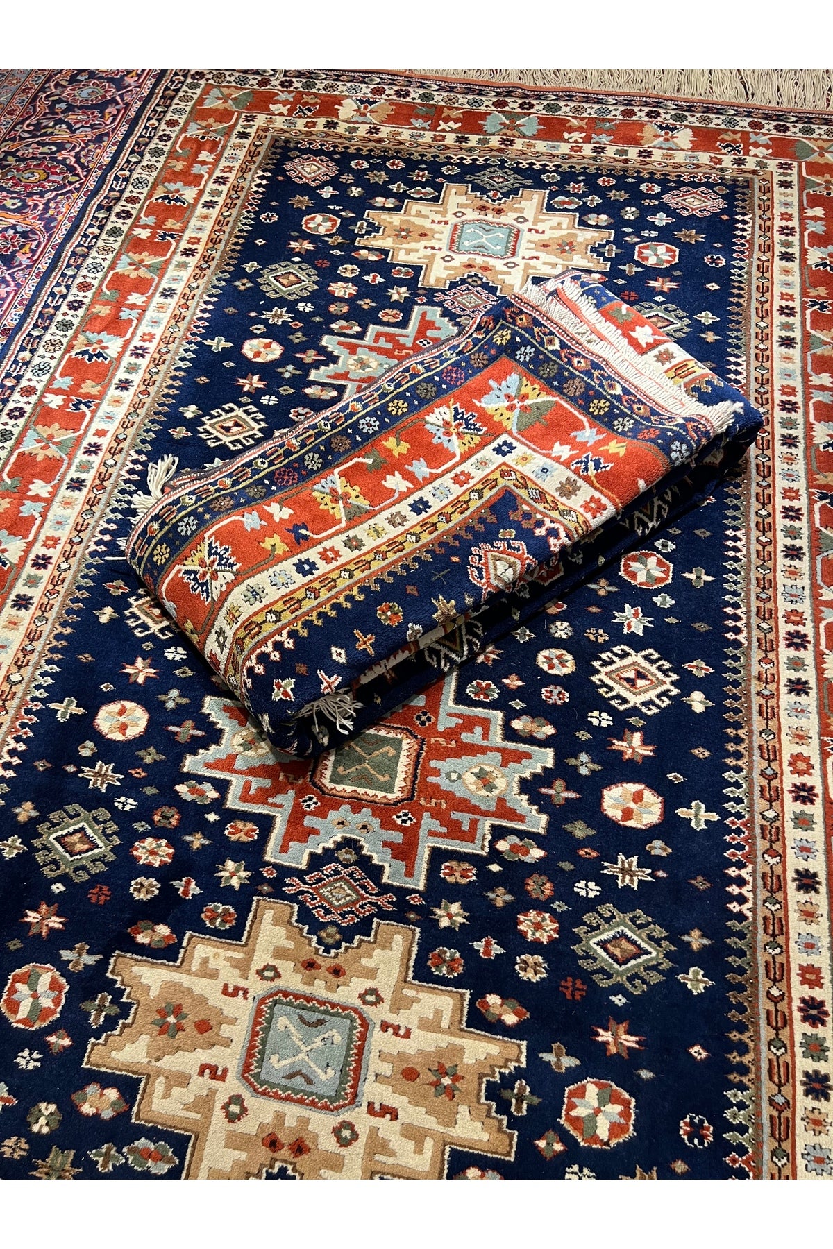 RD RAMAZAN DAG Hand Rug Art Hand-Woven Antik Izmir Yoruk Rug 290x183 - MALLTURK