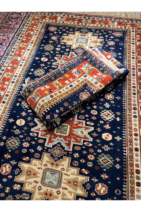 RD RAMAZAN DAG Hand Rug Art Hand-Woven Antik Izmir Yoruk Rug 290x183 - MALLTURK