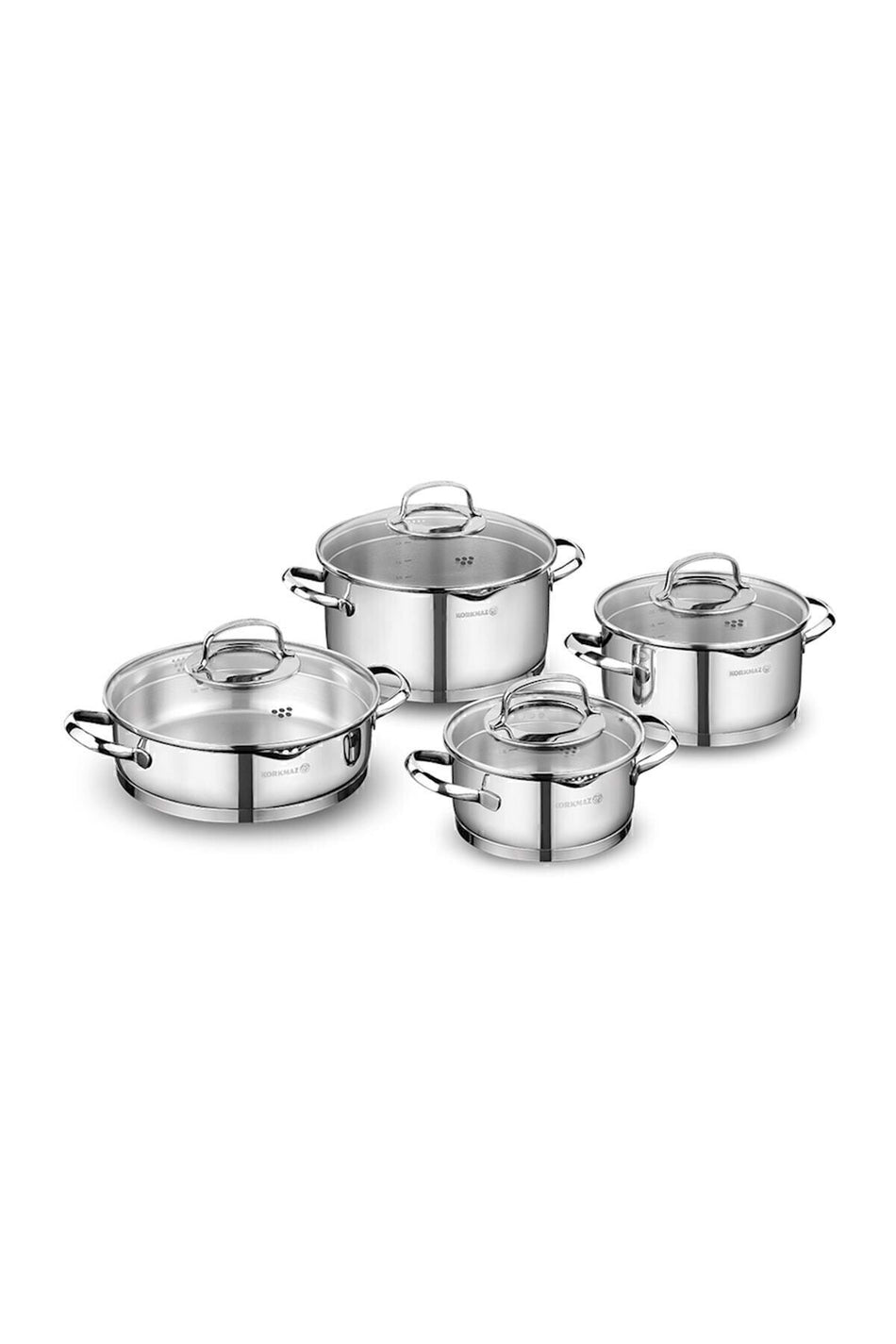 KORKMAZ Steama 8 Piece Cookware Set