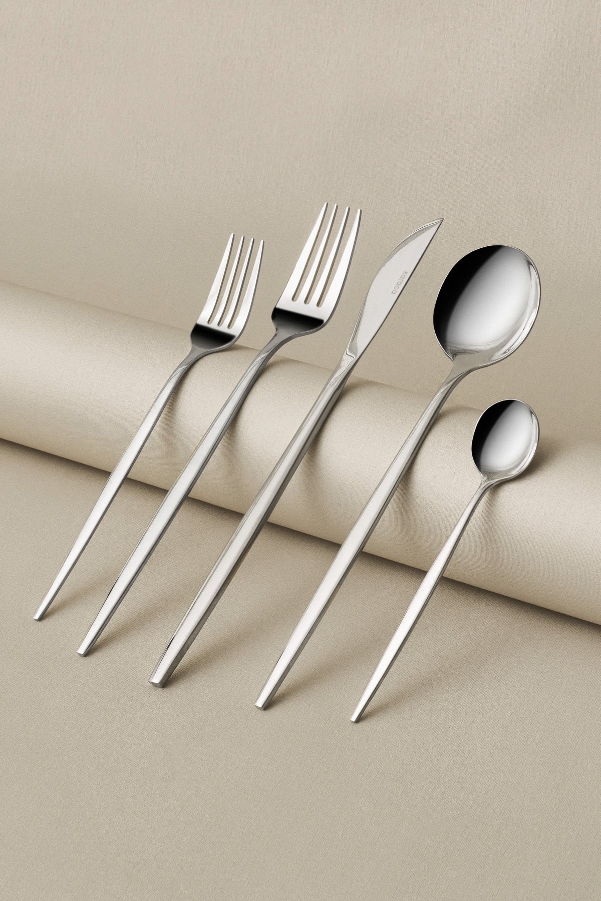 Karaca orion platin 6 Place Setting 30 Piece Flatware Set - MALLTURK