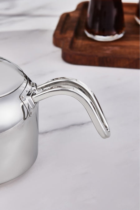 Karaca Manes Medium Size induction Base Teapot Set, Metal - MALLTURK