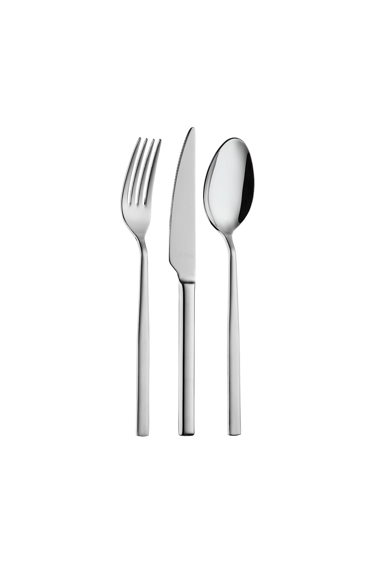 Aryildiz blanca Plain 24 Piece 6 Place Setting Flatware Set - MALLTURK