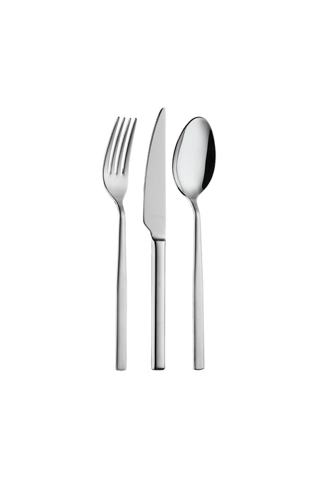 Aryildiz blanca Plain 24 Piece 6 Place Setting Flatware Set - MALLTURK