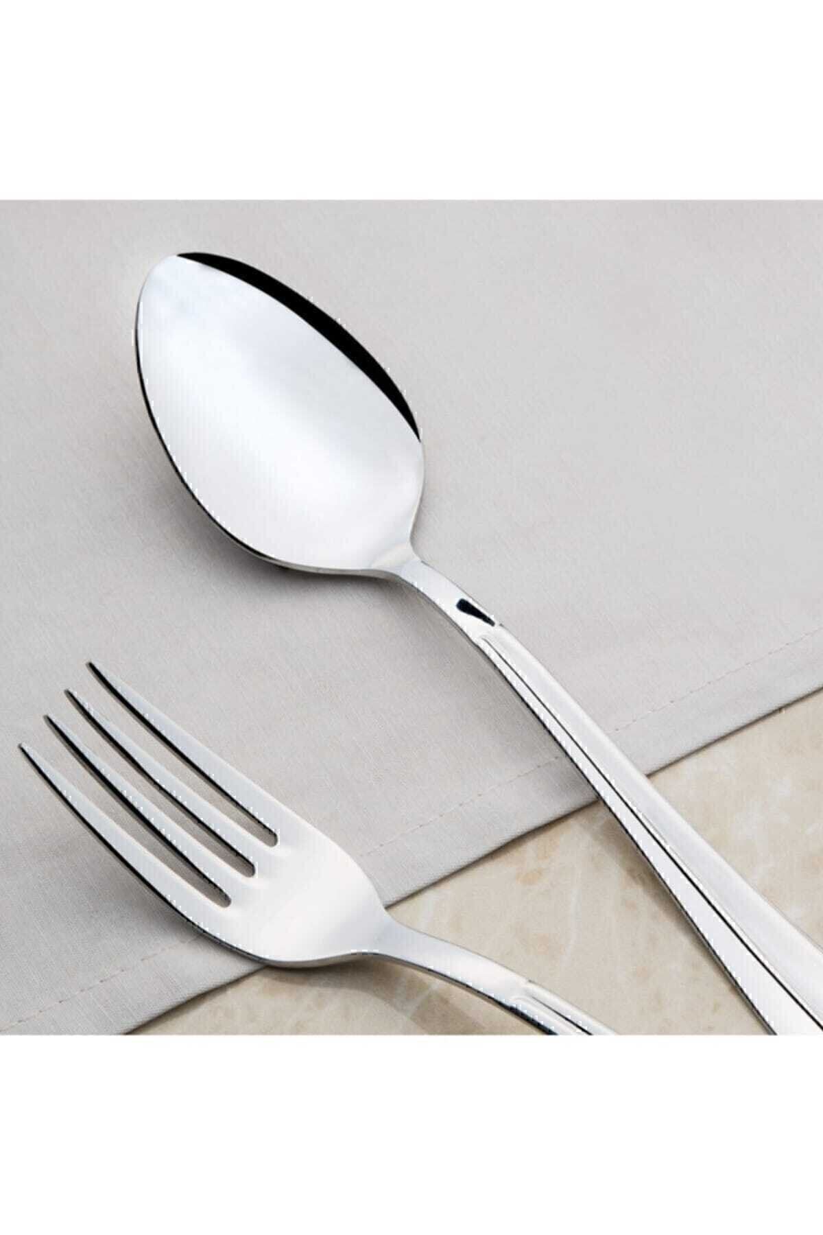 Nehir saray Plain 12 Piece cay Spoon Set - MALLTURK