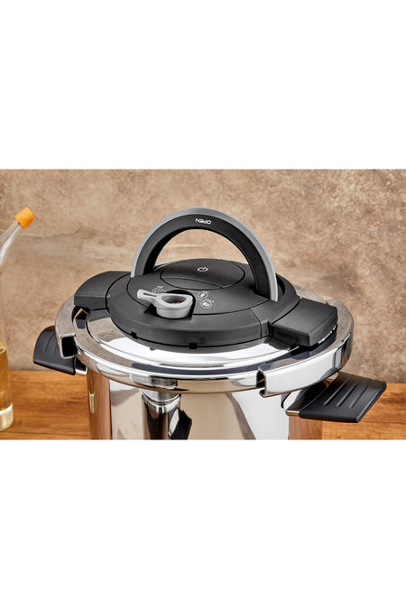 Tac VitaMaster 2-Piece 4+6 Liter induction Base Pressure Cooker Set Grey - MALLTURK