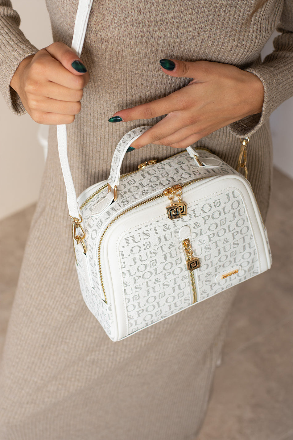 Just Polo Women's Bag with Adjustable Strap and 2 Compartments - MALLTURK