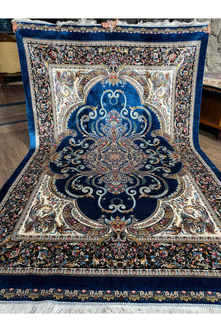 Rustikev Iranian Silk Rug - MALLTURK