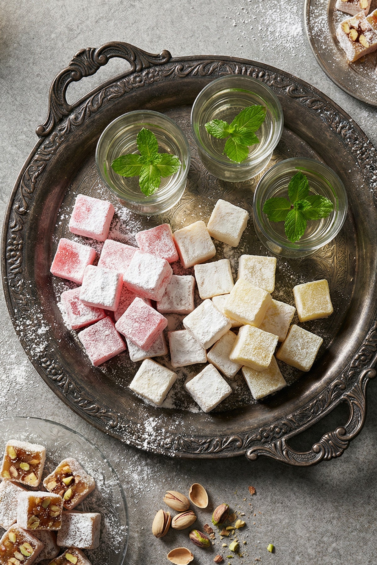 Vassav Rose Flavored Turkish Delight 500gr - MALLTURK