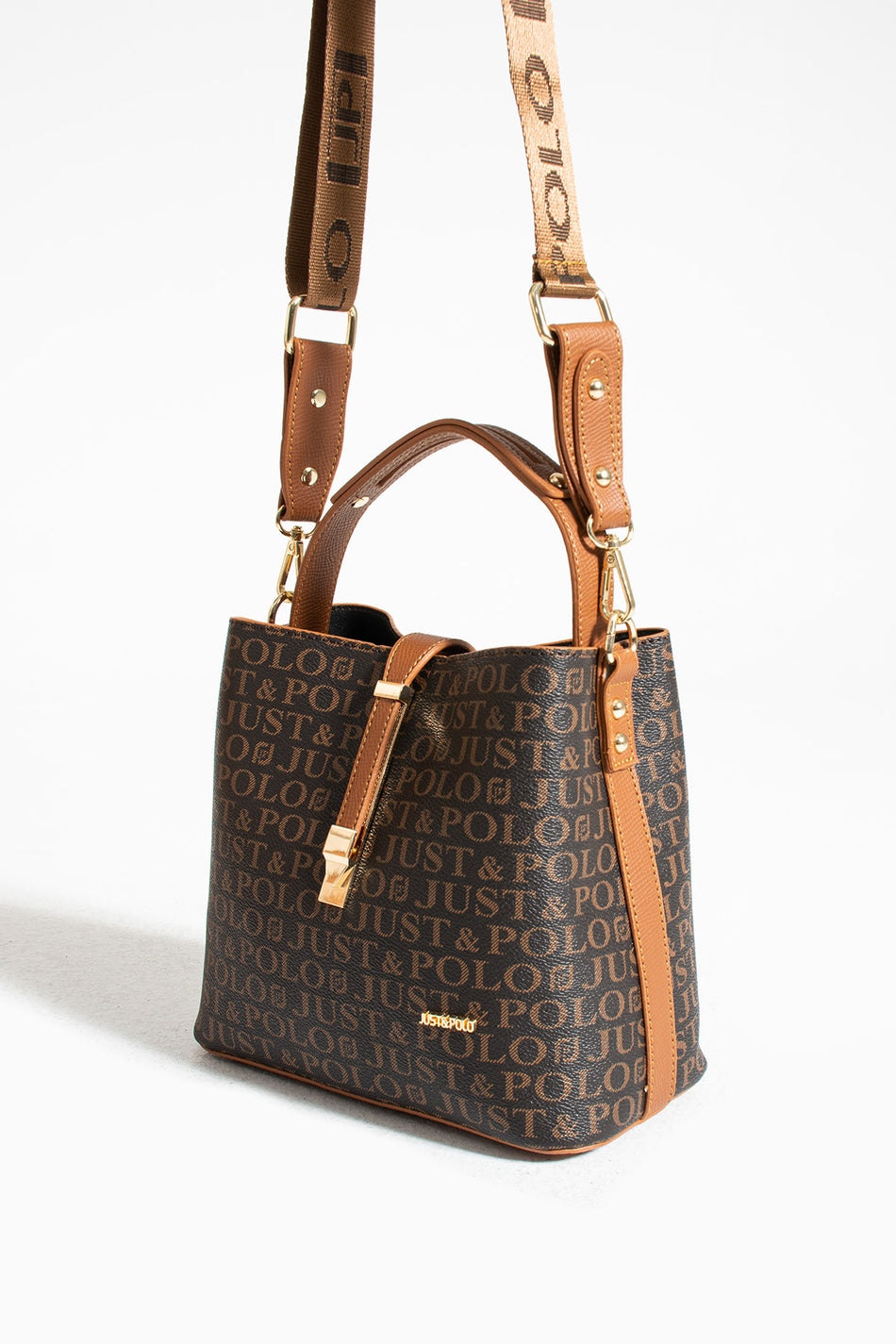 Just Polo Women's Shoulder Bag New Season Brown Casual Bag - MALLTURK