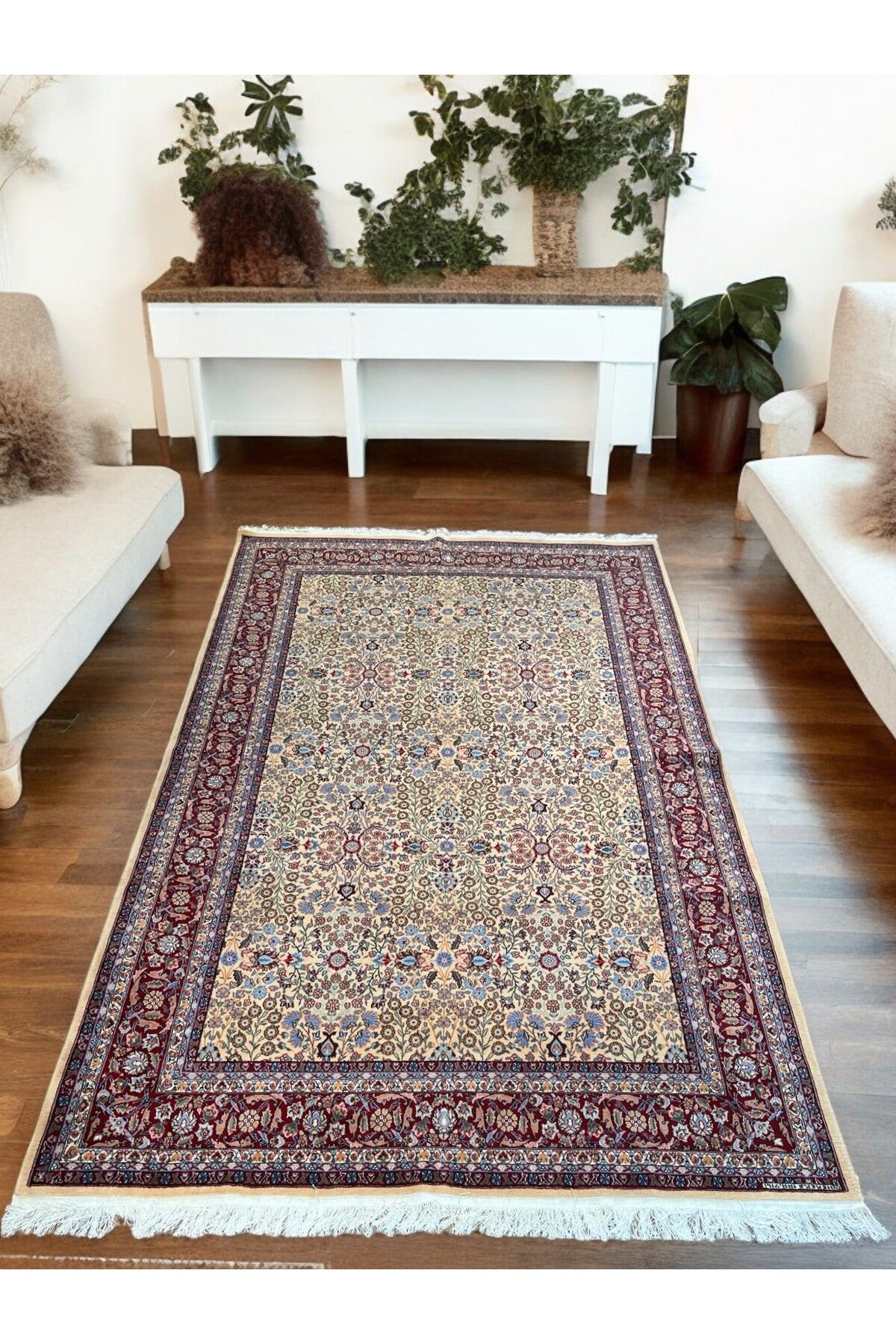 SIRVAN Rug Hand-Woven Hereke Rug - 192x321 - MALLTURK