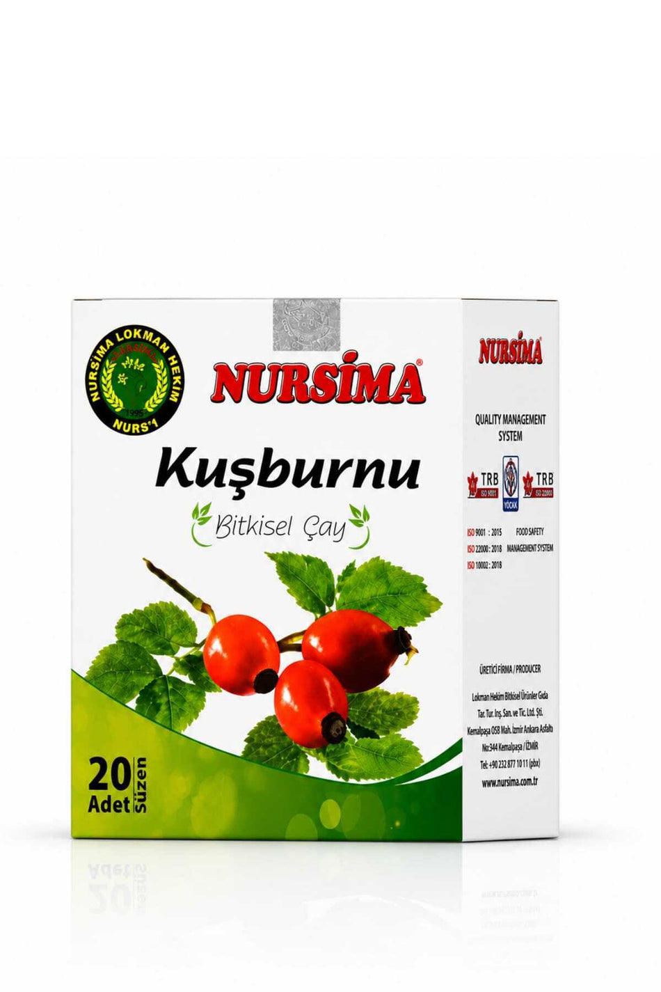Nursima Rosehip Tea, 20 Filter Bags