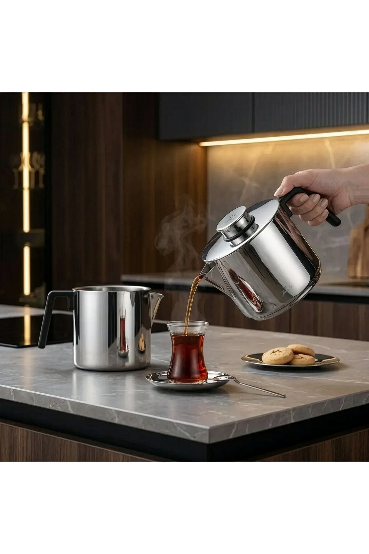 Jumbo infinity 3PLY induction Base Stainless Steel Kettle - MALLTURK