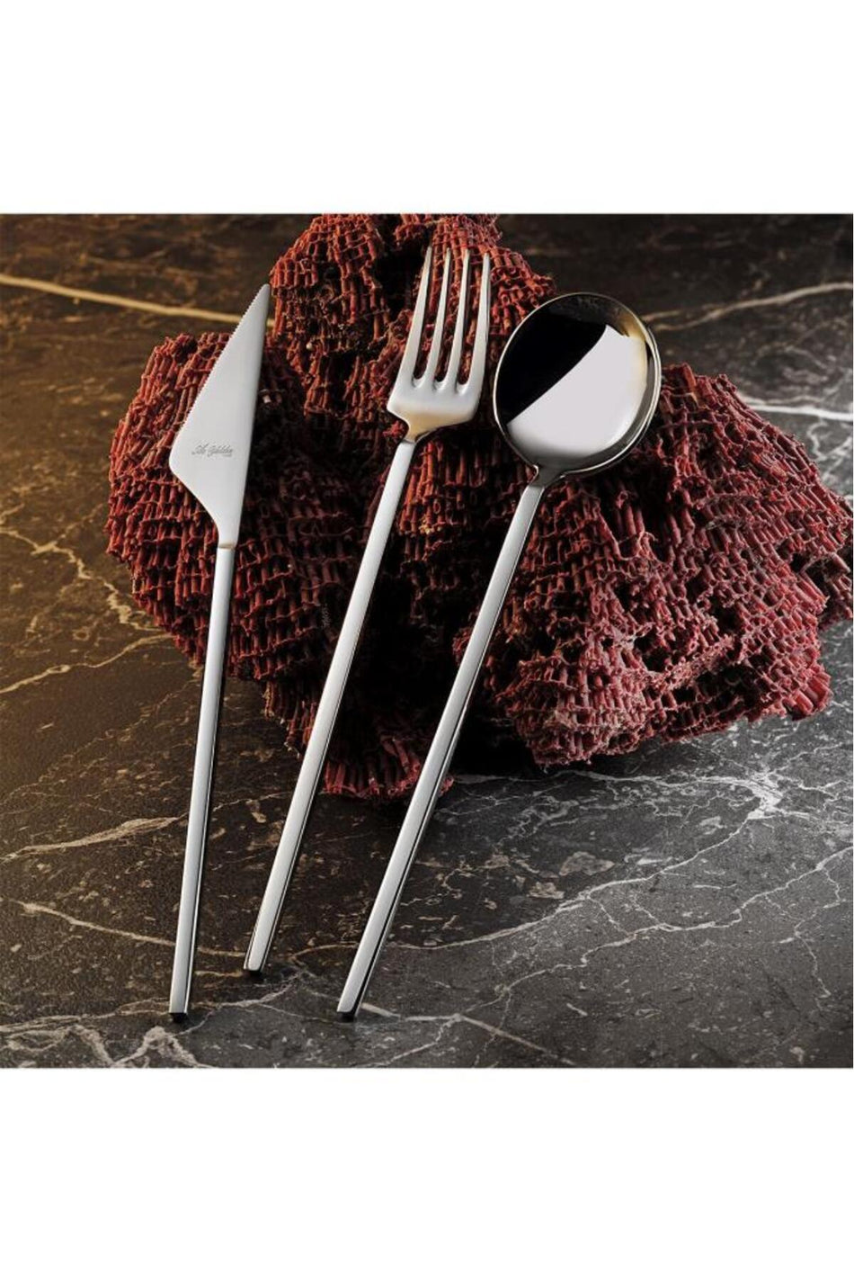 Aryildiz aria 84 Piece 12 Place Setting Flatware Set - MALLTURK