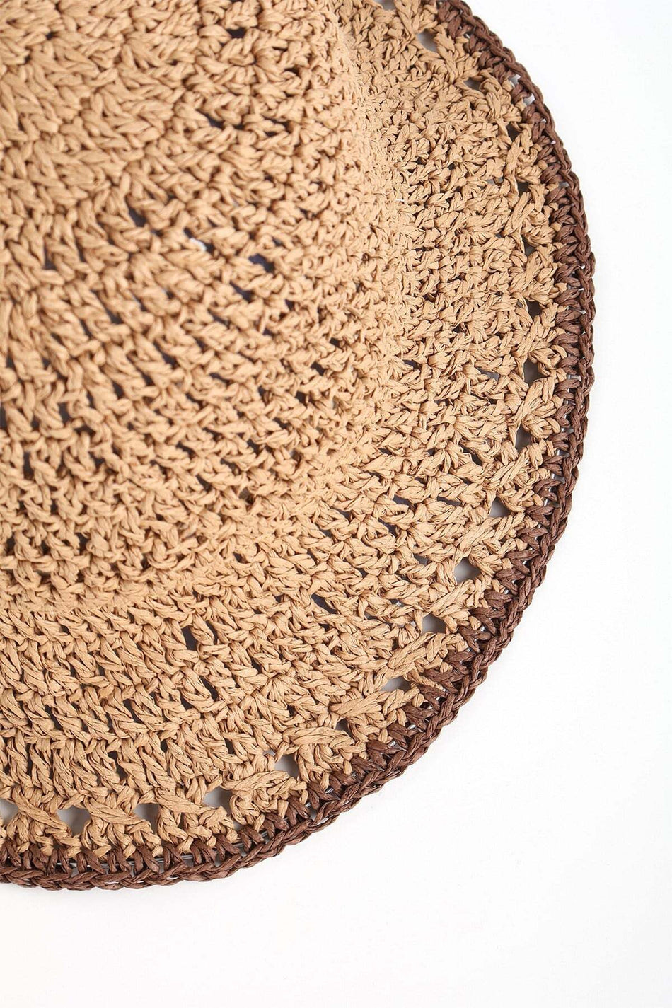 Hasema Earth Tone Knitted Beach Hat 19029
