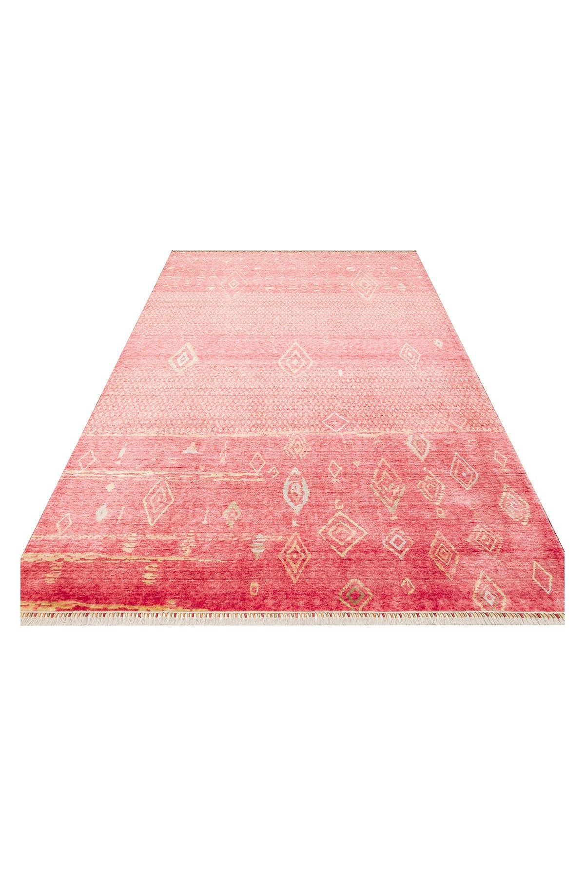 Eko Hali Zara ZR 15 Red Autumn is a special loom rug shaped by the intensive handiwork of women from Usak. - MALLTURK