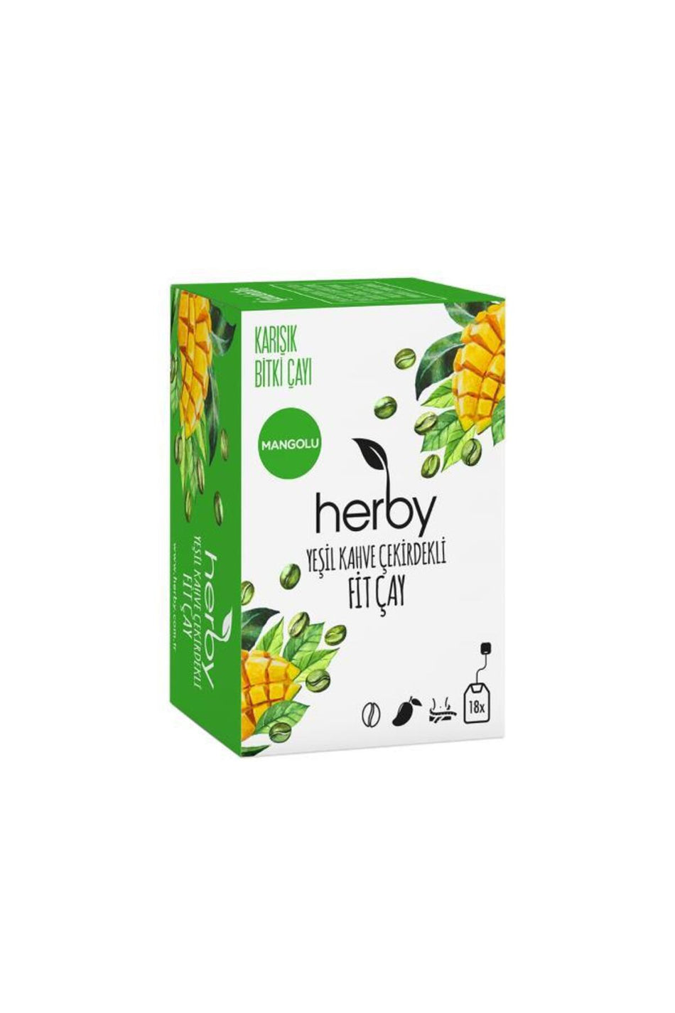 Herby Green Coffee Bean Fit Tea 3-Pack