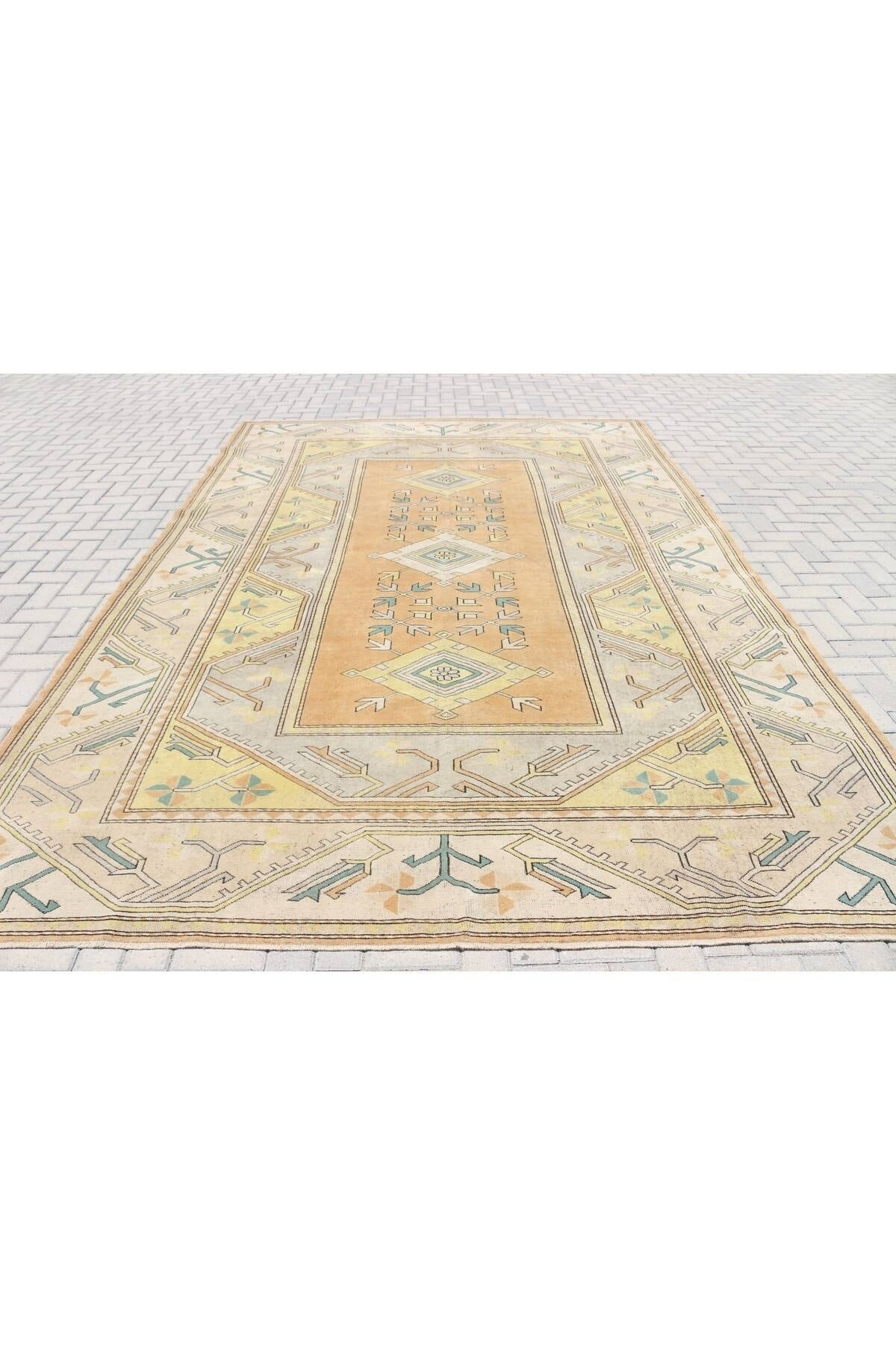 Kayra Export Hand-Woven Rug Turkish Rug, 257x381 Cm Wool Rug, Anatolian Rug