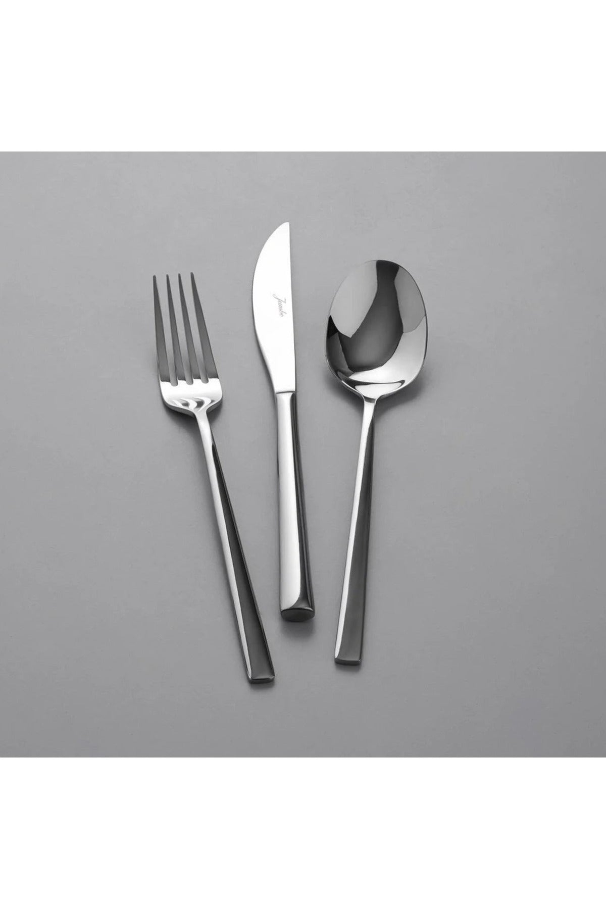 Jumbo 2403 60 Piece 12 Place Setting Flatware Set - MALLTURK
