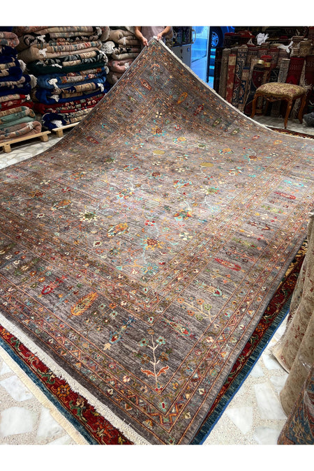 RD RAMAZAN DAG Hand Rug Art Hand-Woven Afgan Sultani Rug Premium Kalitesi Size 395x310 - MALLTURK