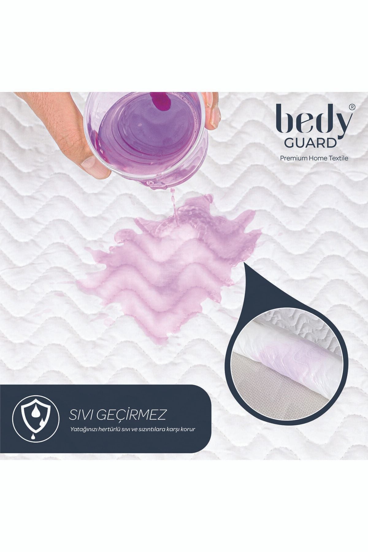 BEDY GUARD Royal % Waterproof Cotton Quilted Mattress Protector - MALLTURK