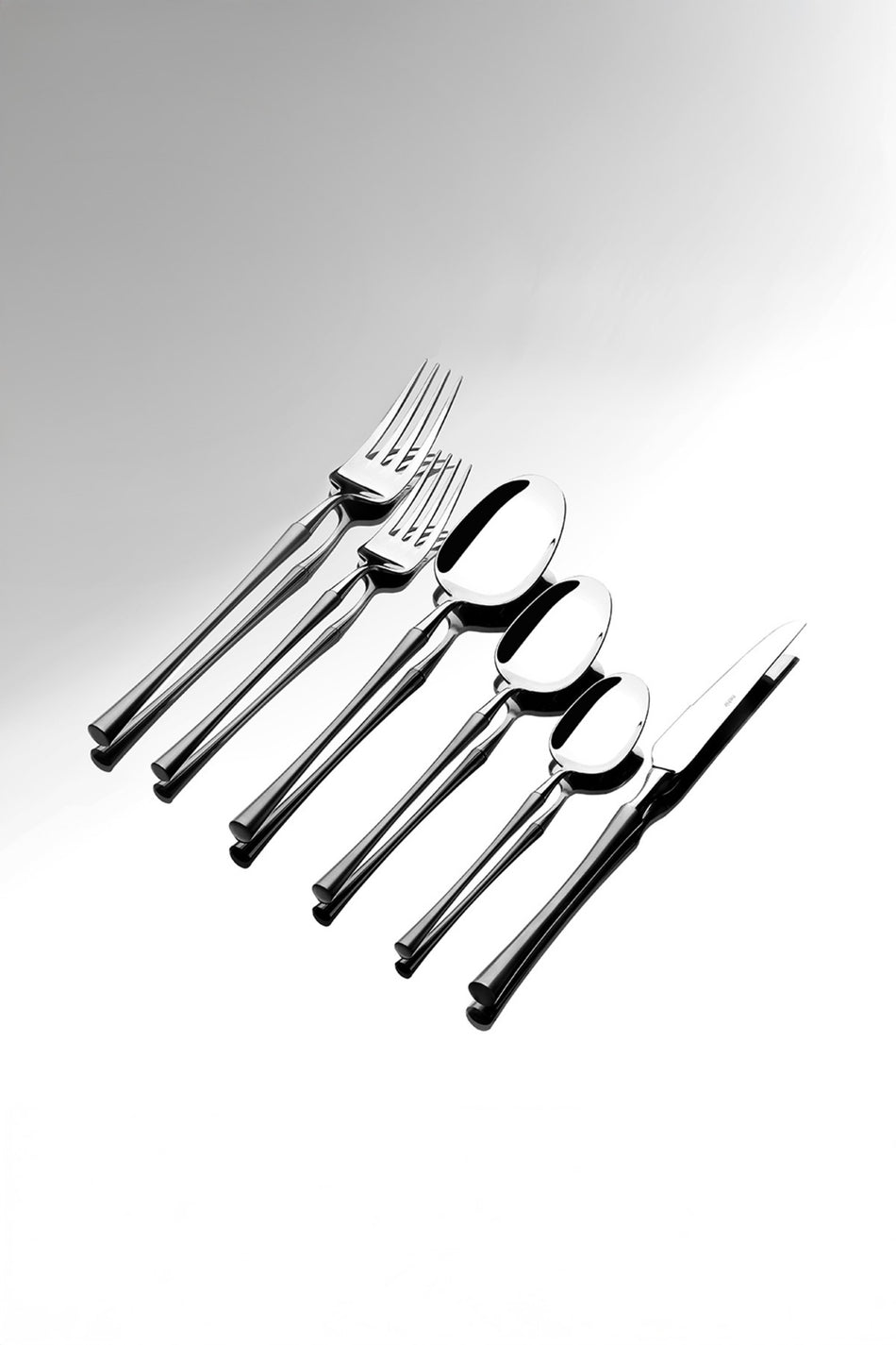 Nehir marbella Satin 12 Place Setting 72 Piece Boxed Flatware Set - MALLTURK