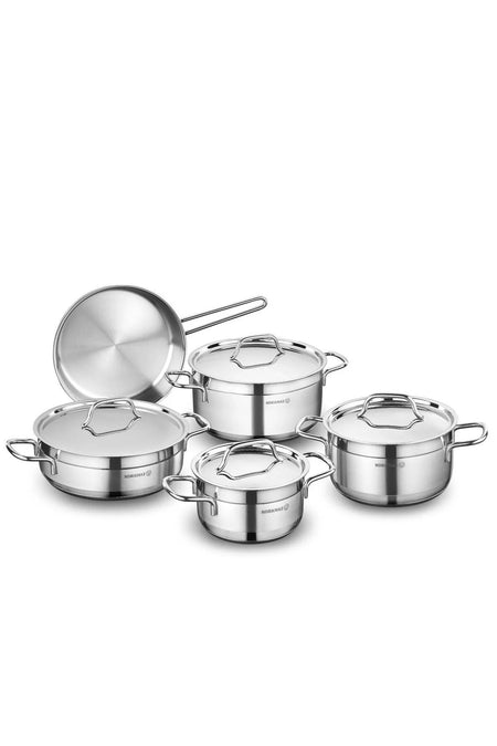KORKMAZ Alfa 9 Piece Cookware Set