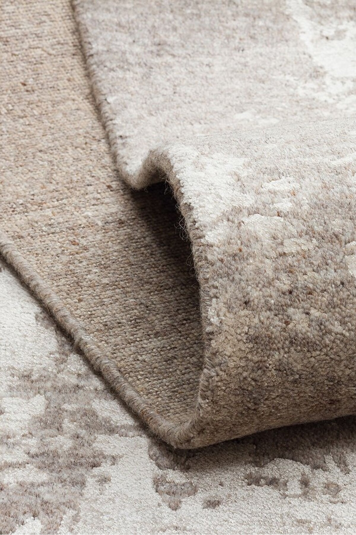 Vog Rug Arken Grace Hand-Woven Wool Luxury Living Room Rug Natural Ton Cok Multicolor Modern Rug