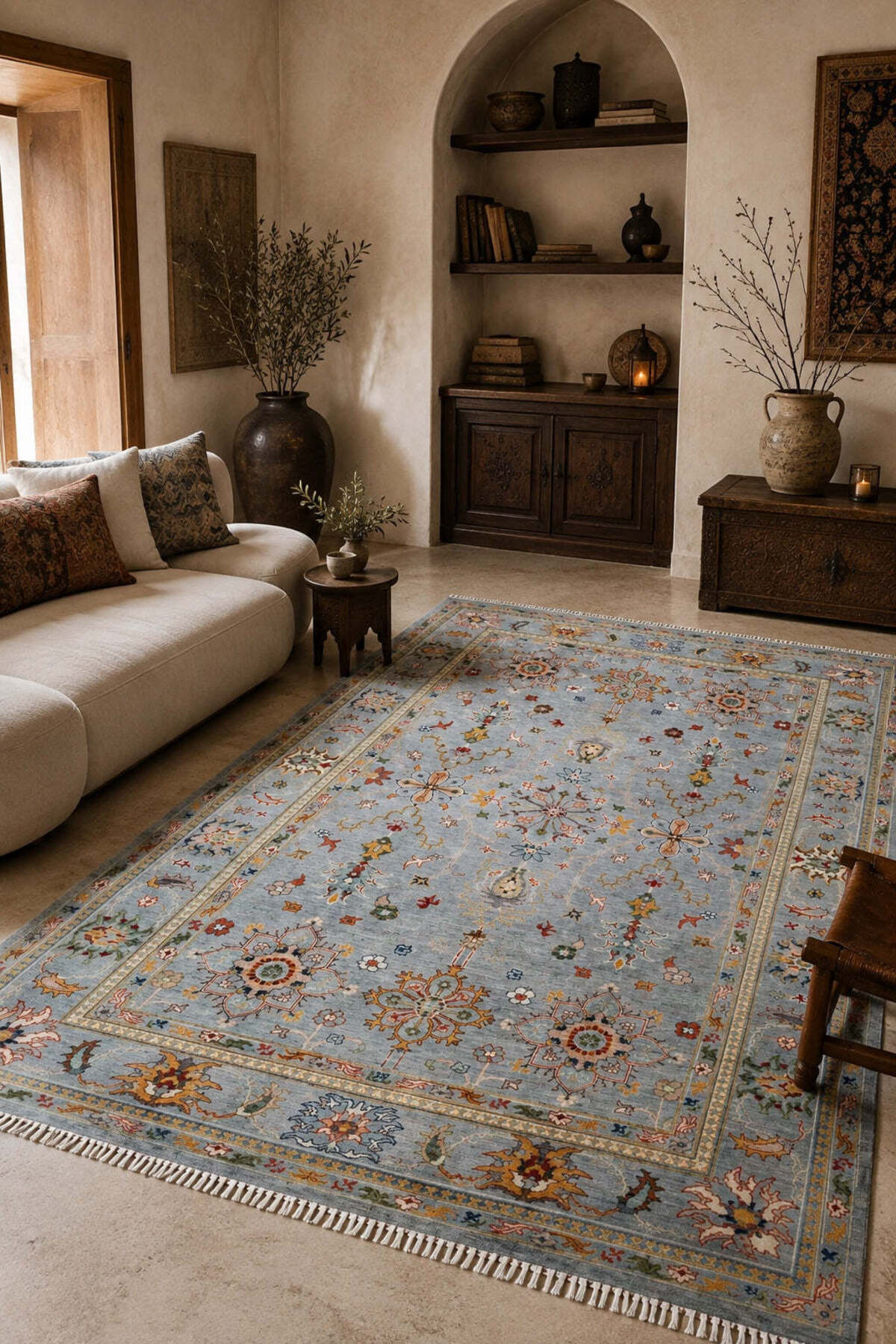 Naar Rug RHMN Afgan Orjin Hand-Woven Wool Rug 169x238 - MALLTURK