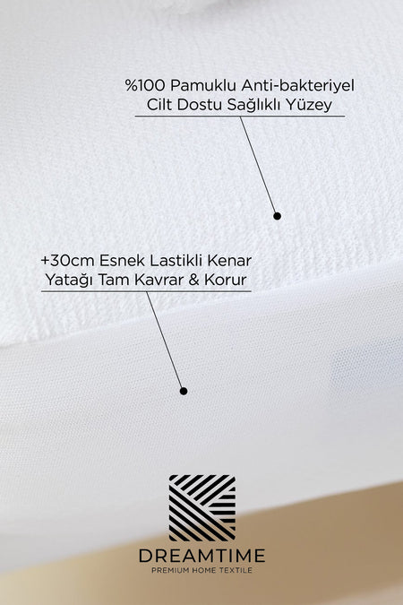 Dream Time Waterproof Cotton Baby & Kids Mattress Protector - MALLTURK