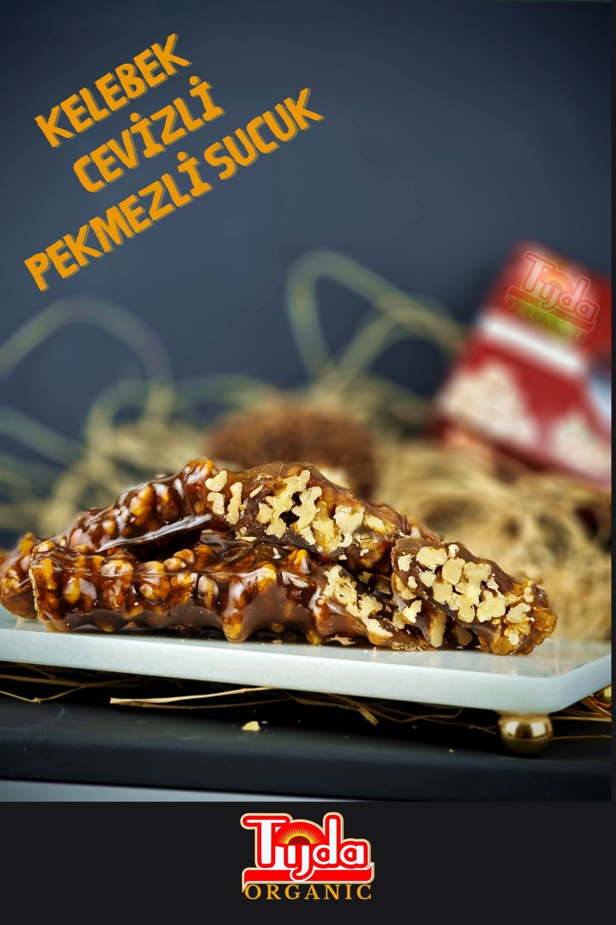 TIJDA kelebek Walnut with Molasses sucuk kome sucuk 700 g - MALLTURK