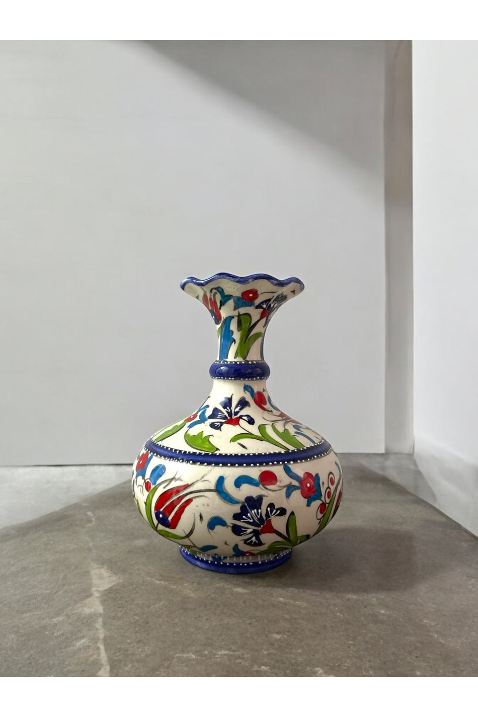 STORESZA Handmade Kutahya Ceramic Large Vase Set - Two Pieces - MALLTURK