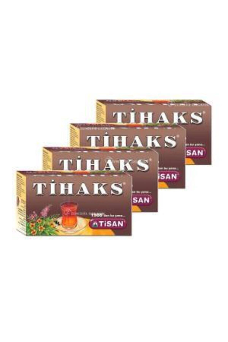 Tisan 4 Kotak Kantong Teh Herbal Campuran Tihaks Tilax, Kemasan 4.