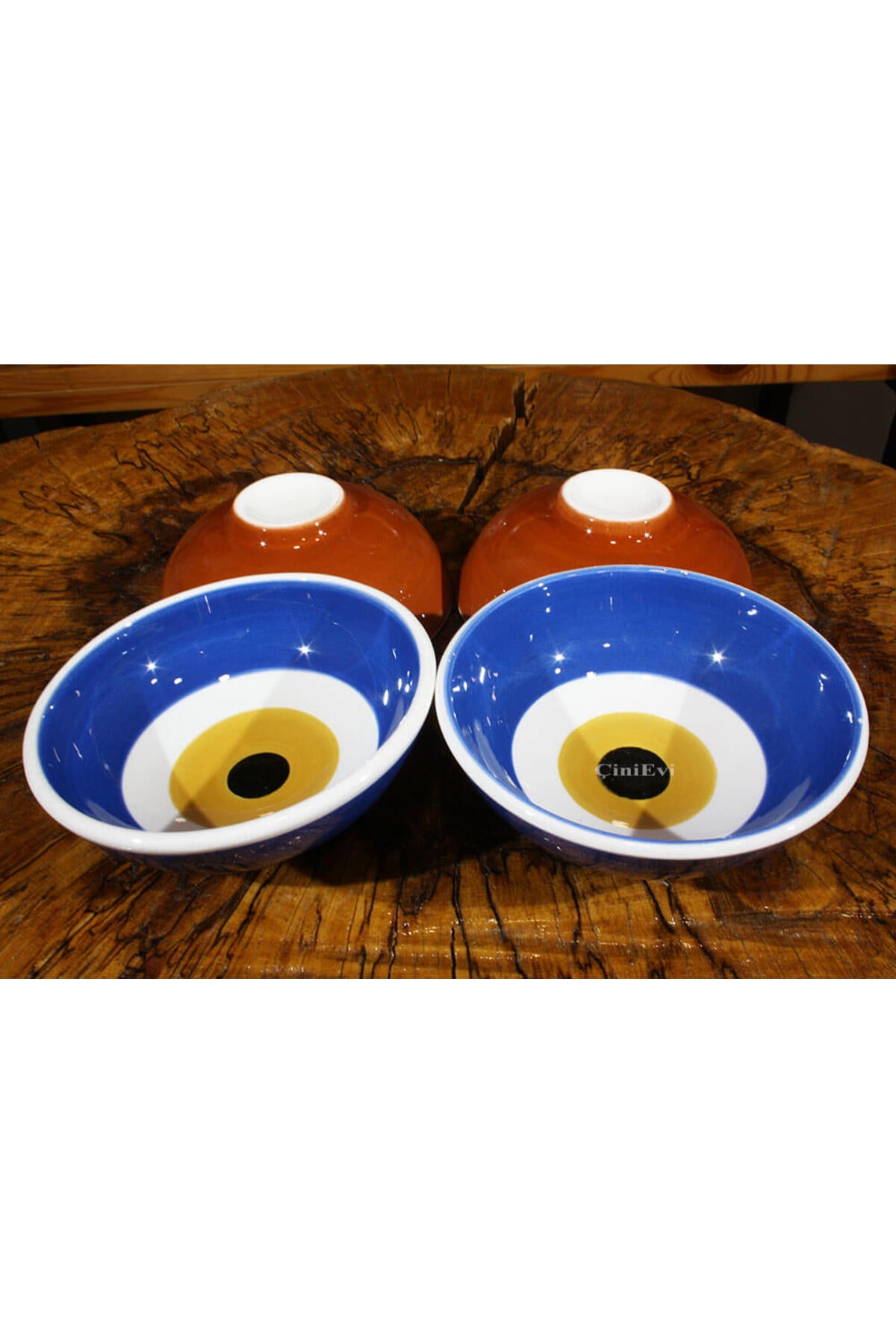 Cini Evi Evil Eye Bead Patterned Bowl Set - MALLTURK