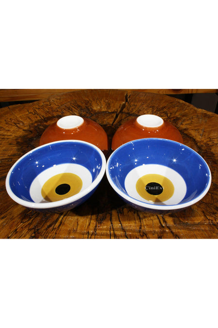Cini Evi Evil Eye Bead Patterned Bowl Set - MALLTURK